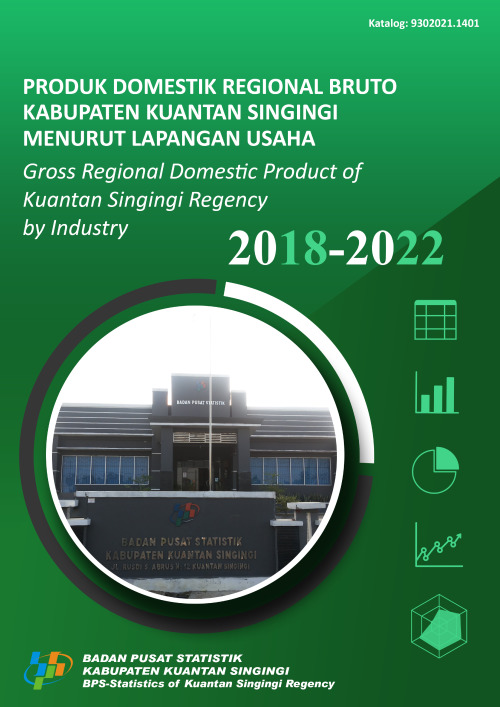 Produk Domestik Regional Bruto Kabupaten Kuantan Singingi Menurut Lapangan Usaha 2018-2022